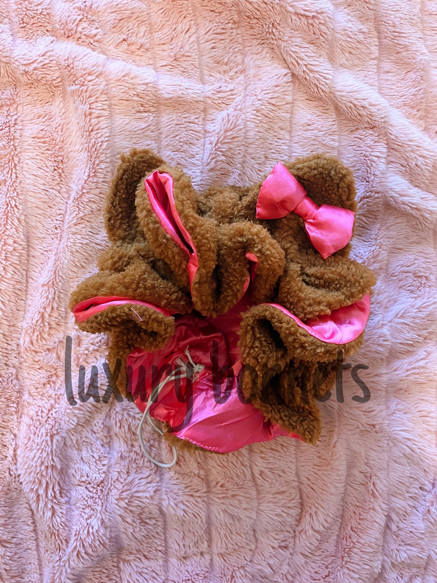 Adjustable Kid size kitty bonnet