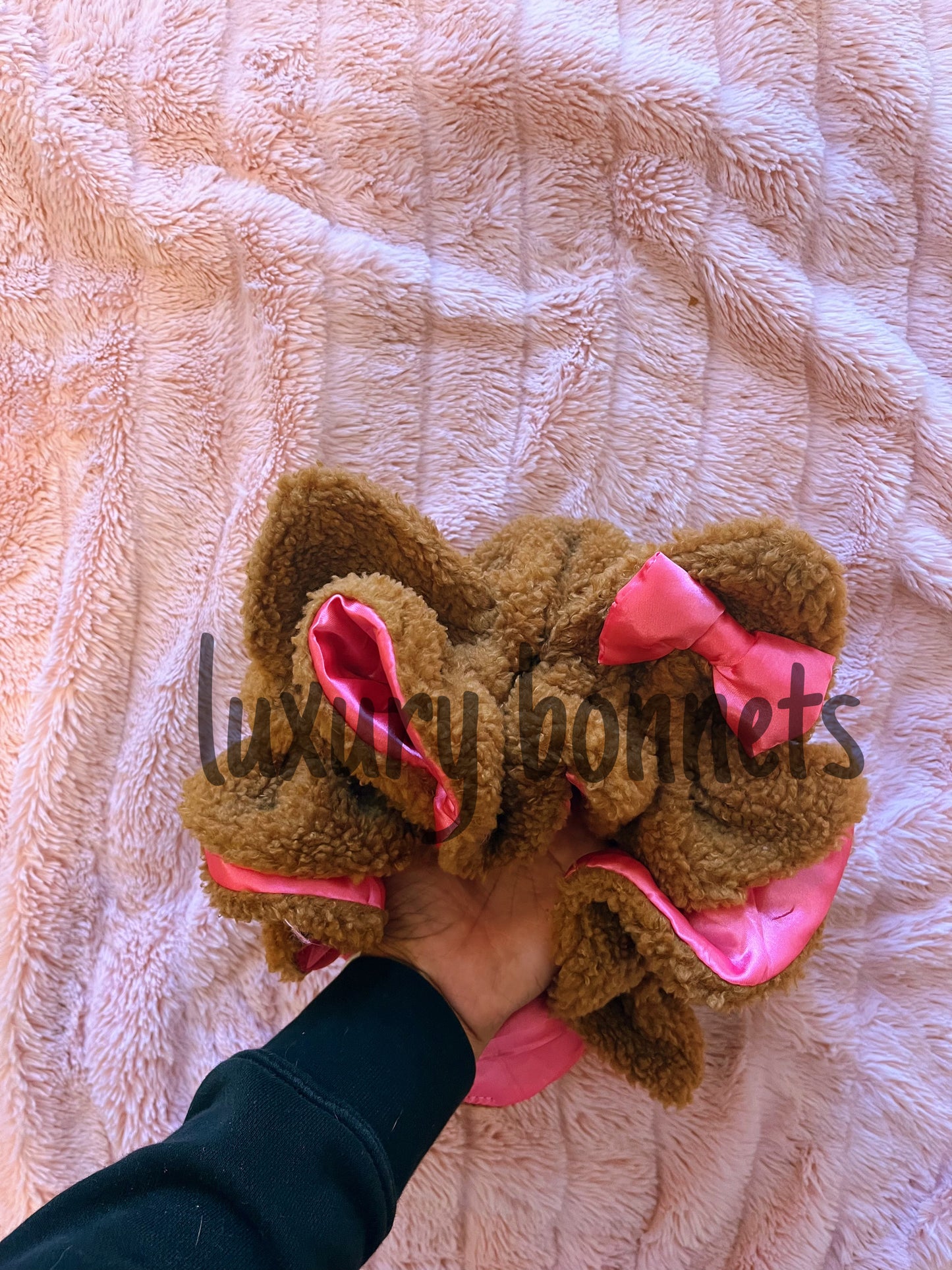 Adjustable Kid size kitty bonnet