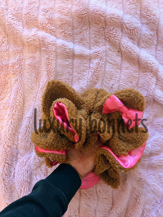 Adjustable Kid size kitty bonnet